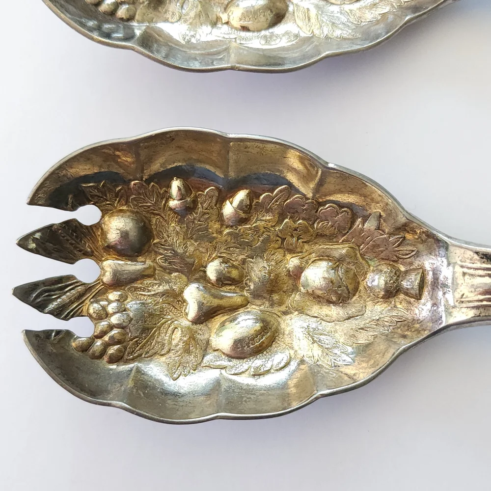 Ornate Silver‎ Serving Utensil Set